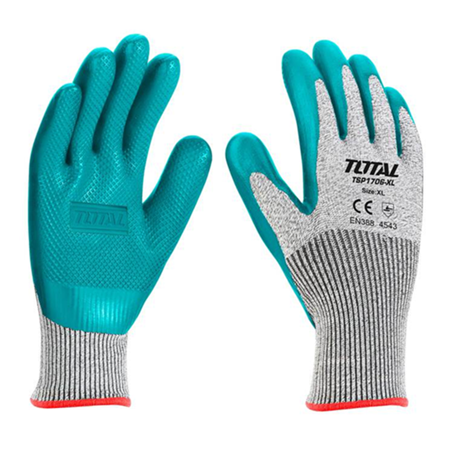 Par De Guantes Con Resistencia Cortes Xl Total-0