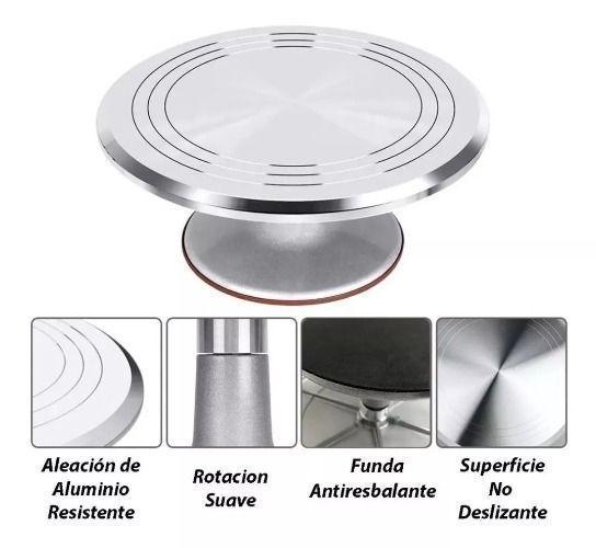 Bailarina Para Tortas Base Giratoria Full Metal Reposteria-1