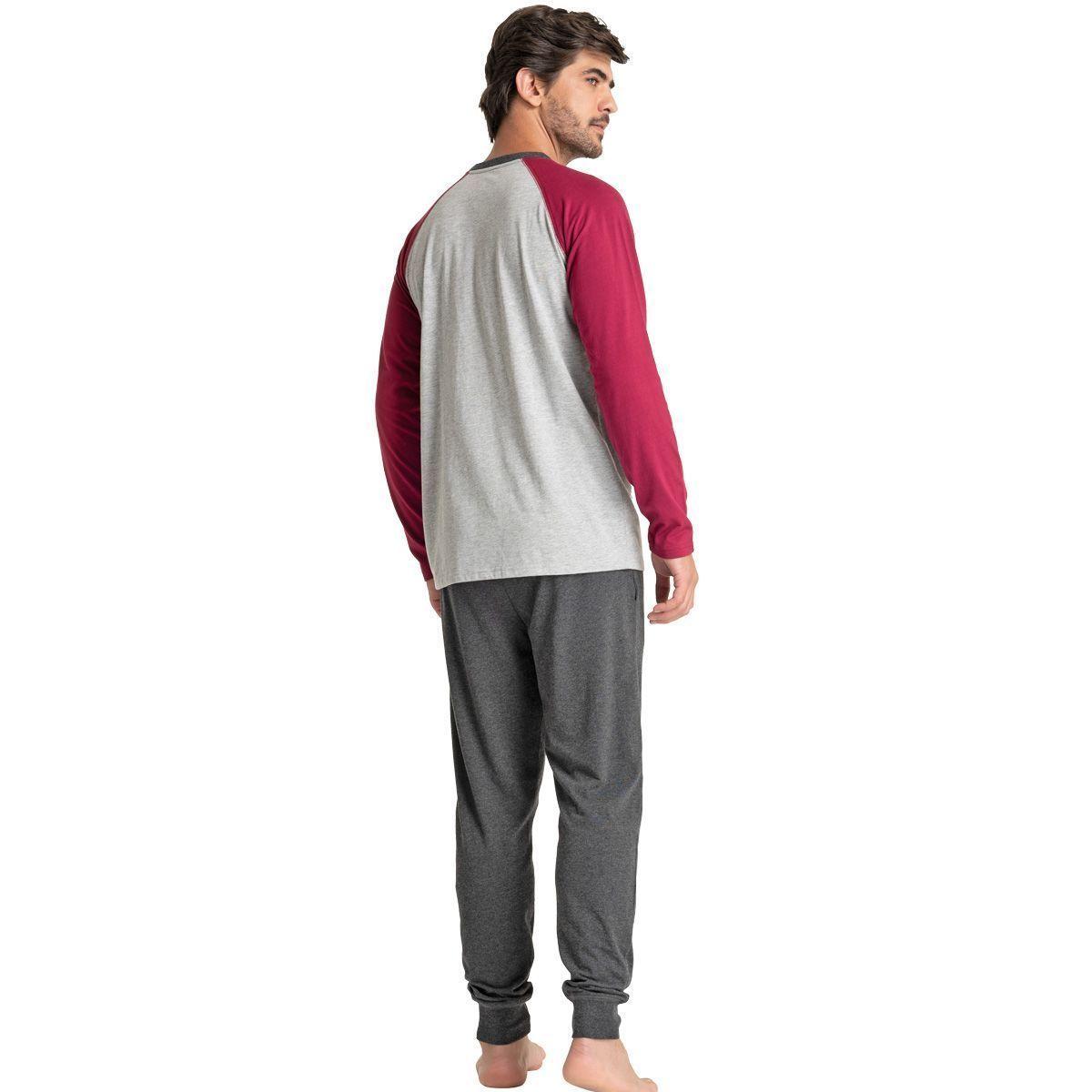 Pijama Algodón Hombre Invierno HOGWARTS C1 Top-1