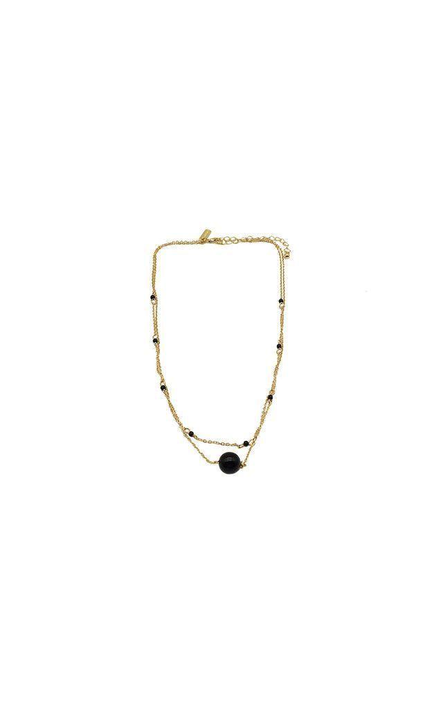 Collar Corto Mercurio Dorado Humana-0