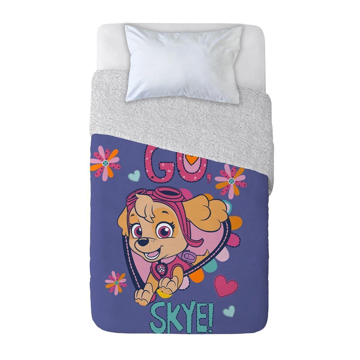 PAW PATROL - NIÑA GO SKYE - FRAZADA POLAR SHERPA - 820616 - 150 X 200 CM - WINDSOR-2