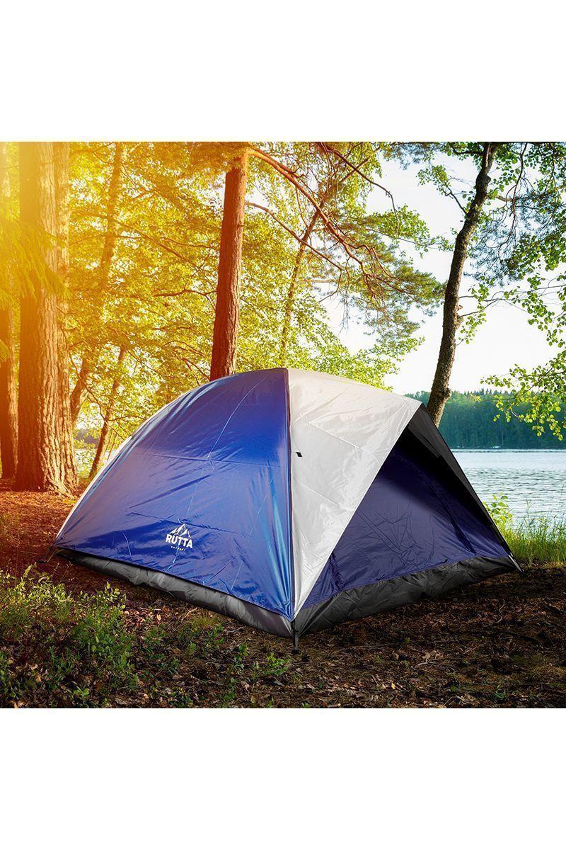 Carpa de Camping Fun 4 Personas Azul-1