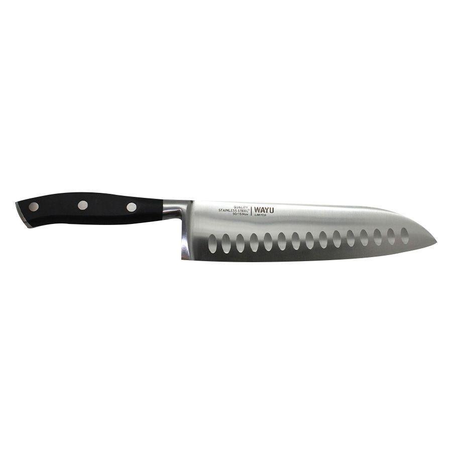Cuchillo Profesional Santoku Limited Wayu-0