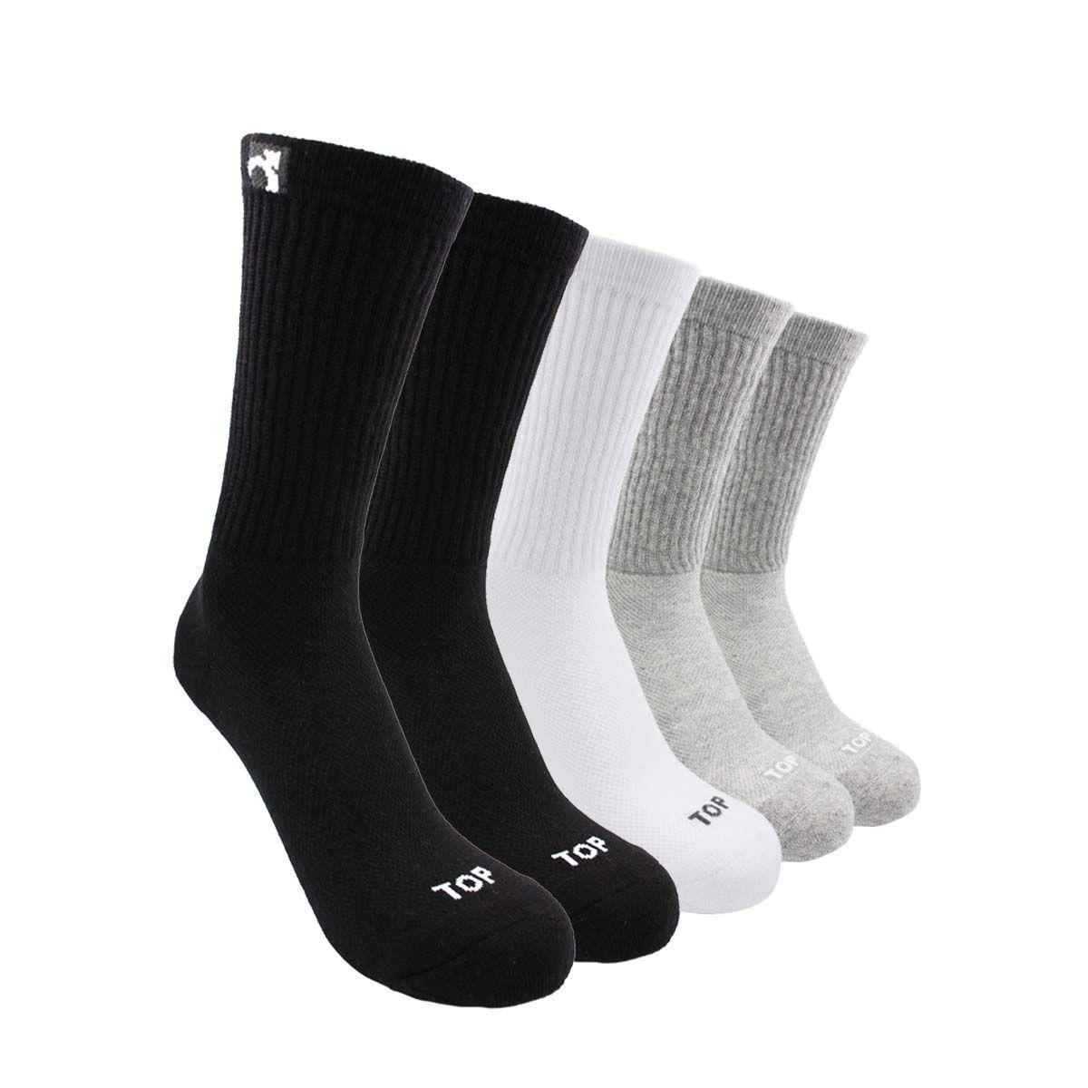 Calcetines Deportivos Largos Pack 5 C1 Top-0
