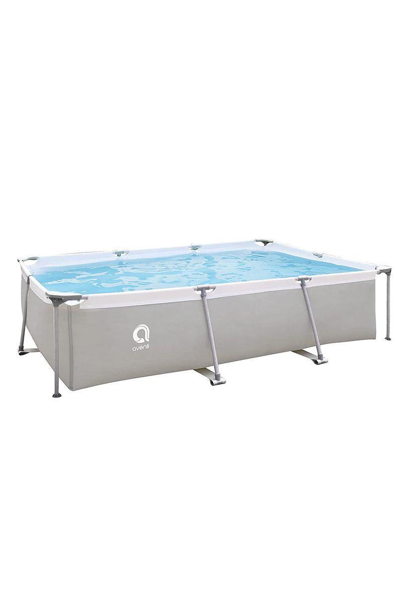 Piscina Estructural 3701 Litros 65x207x300 cm Gris-0