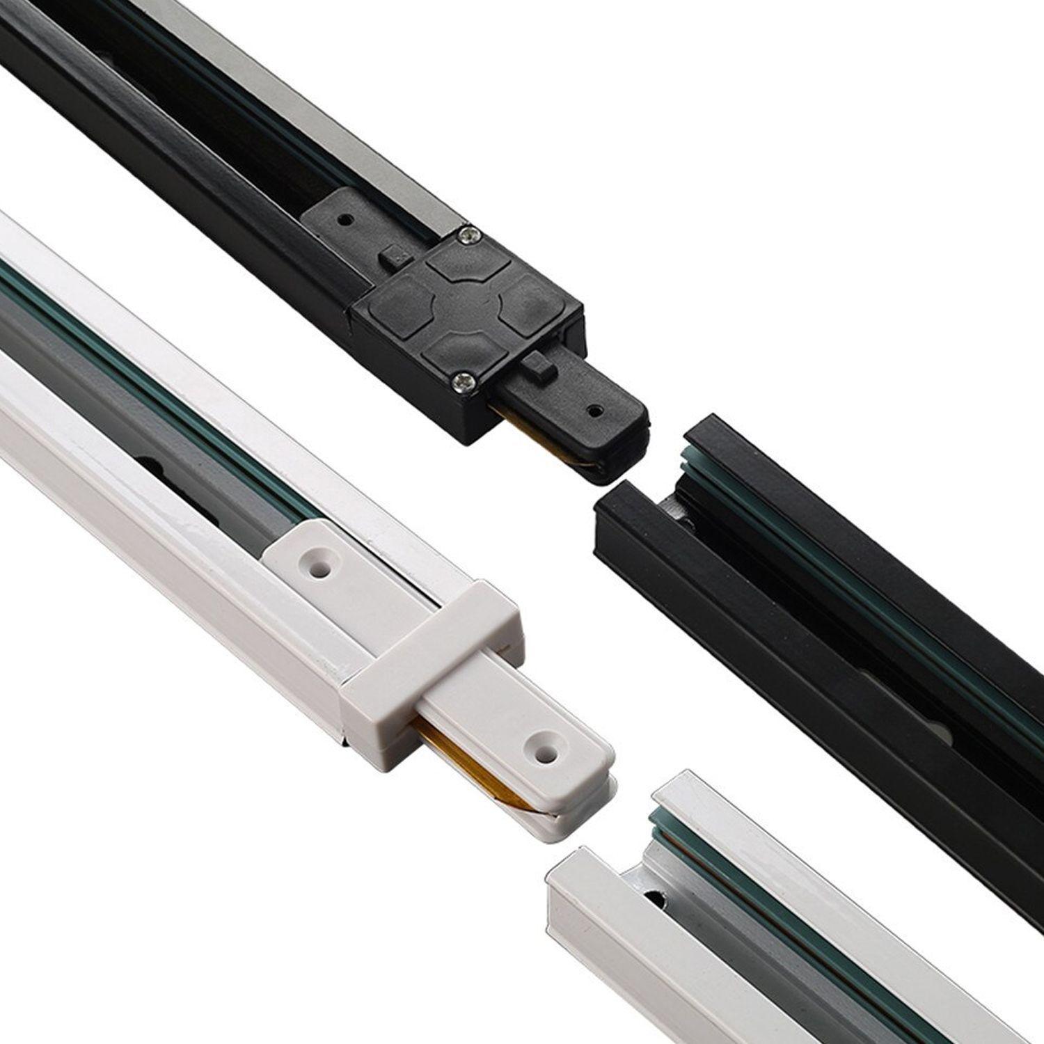 Conector Recto Para Carril Monofásico LED Blanco-4