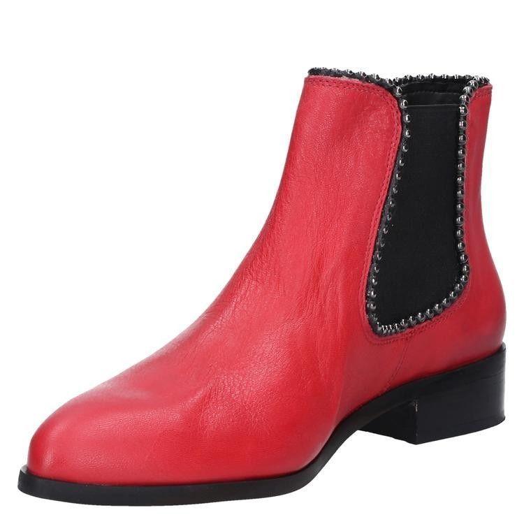 Botin Casual Mujer Mingo - 3197 Rojo-4