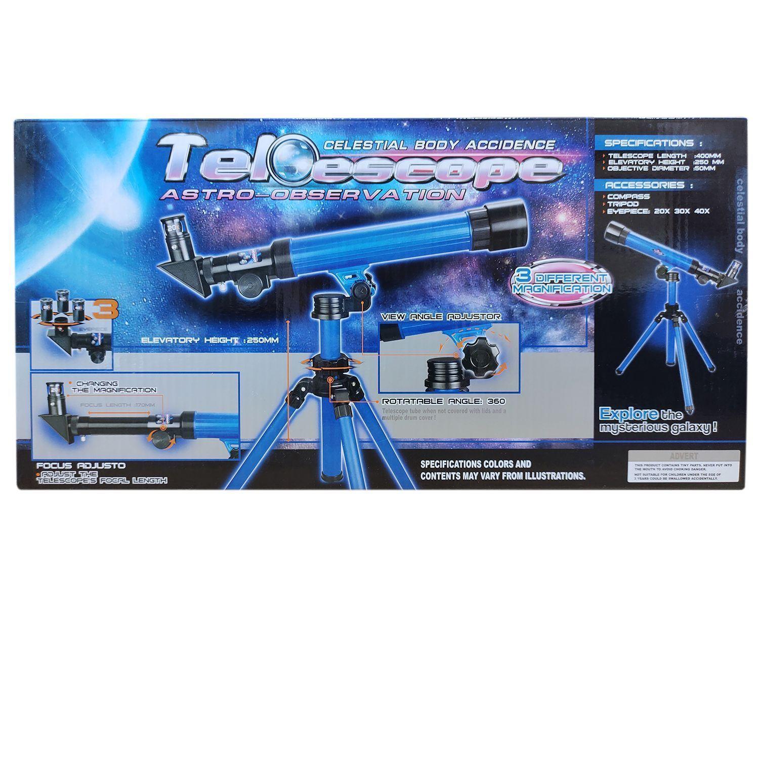 Telescopio Astronómico Para Niños 40x 30x 20x-5
