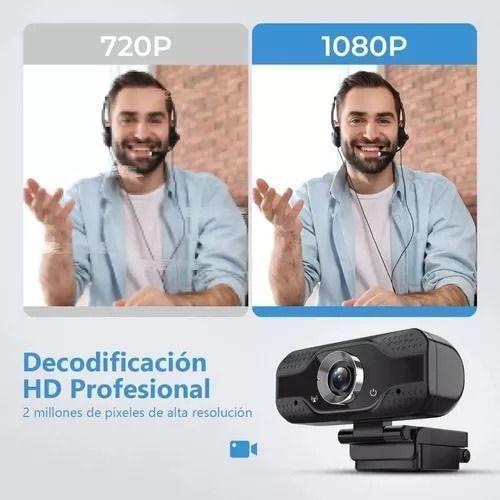 Cámara Web Hd 1080p Con Micrófono Integrado Y 2mpx-3