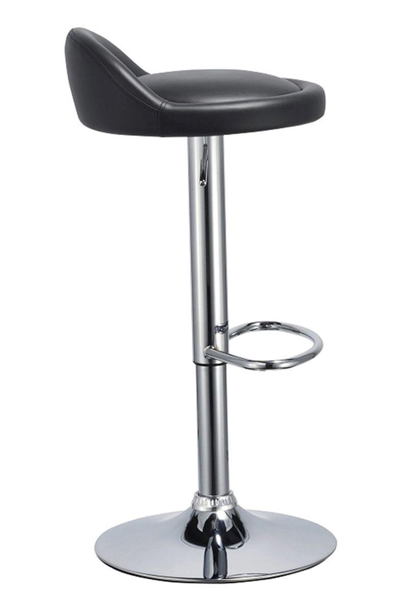 Pack 4 Piso Bar Altura Regulable Negro-4