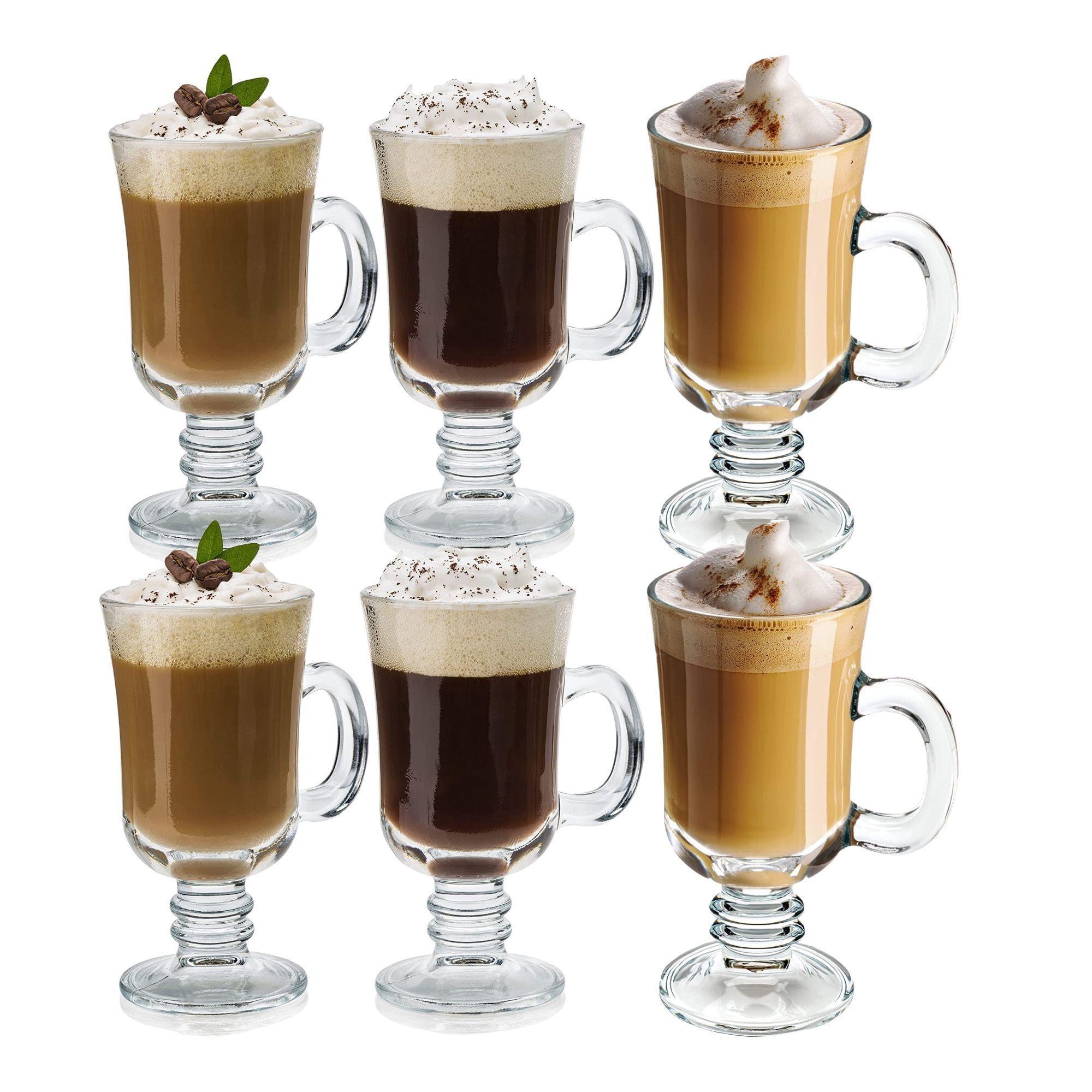set de 6 taza capuccino de vidrio 245ml-3