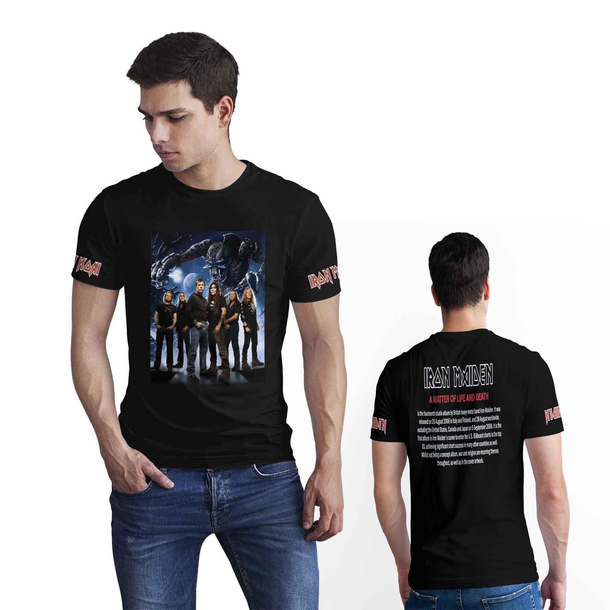 Polera Metalera Iron  Maiden D1-3