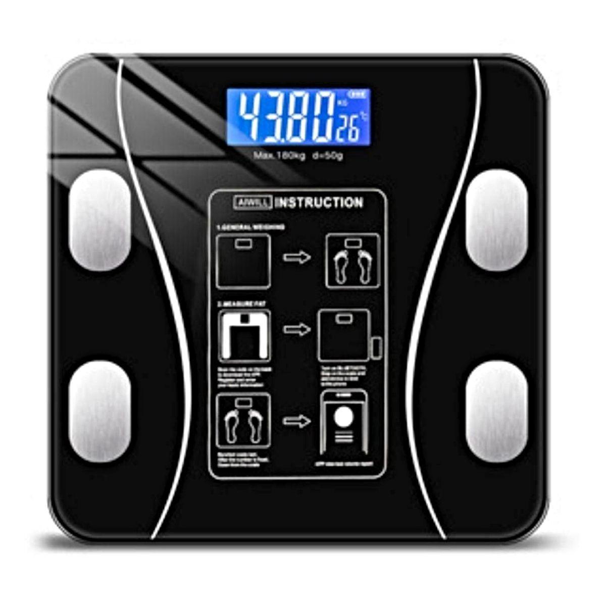 Balanza Inteligente Pesa Digital Bluetooth Baño App Smart Bascula-0