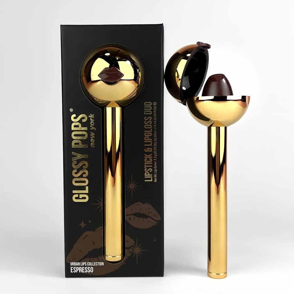 Duo Labial y Brillo 2 en 1 Espresso-2