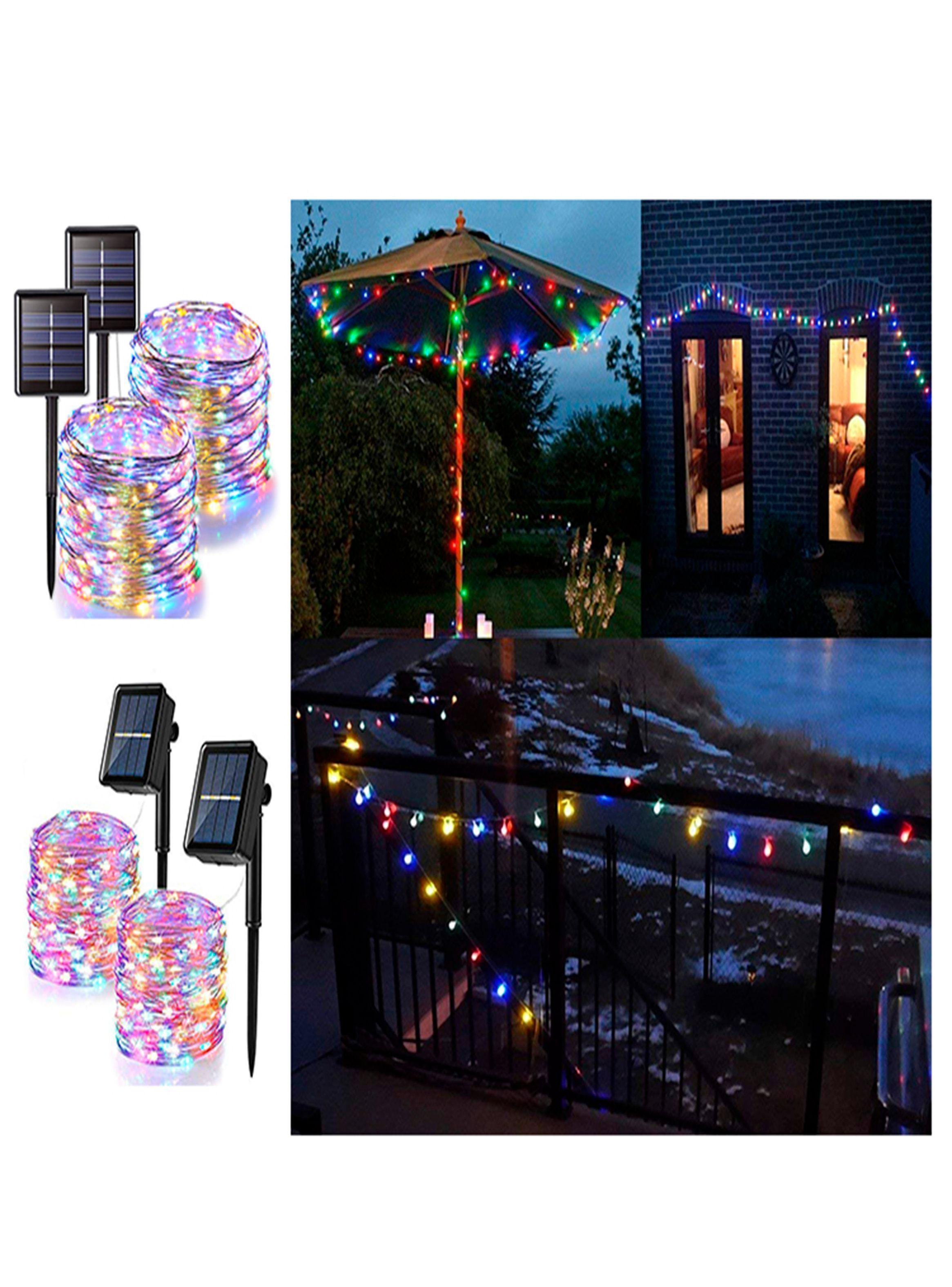400 luces decorativas solar multicolor-2