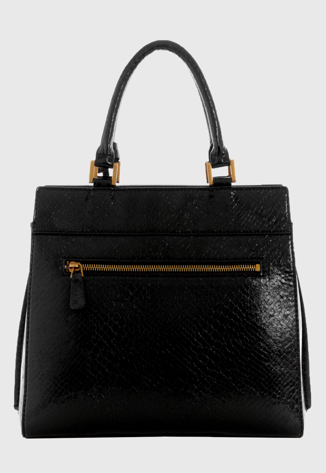 Cartera Katey Luxury Satchel Negro Guess-1