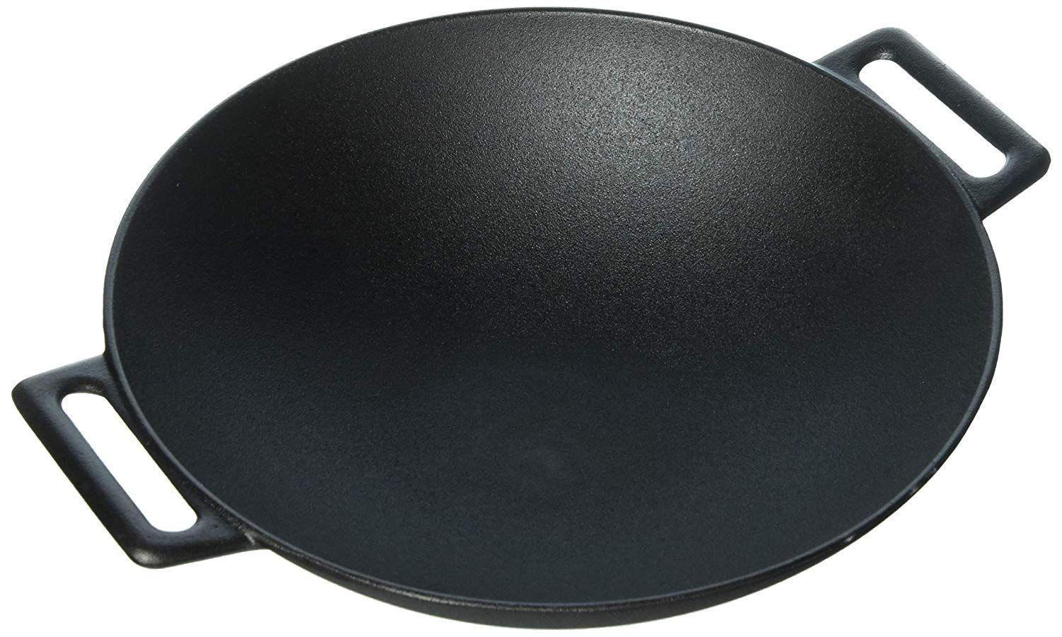 Wok Redondo 30,5cm Hierro Fundido Jim Beam-2