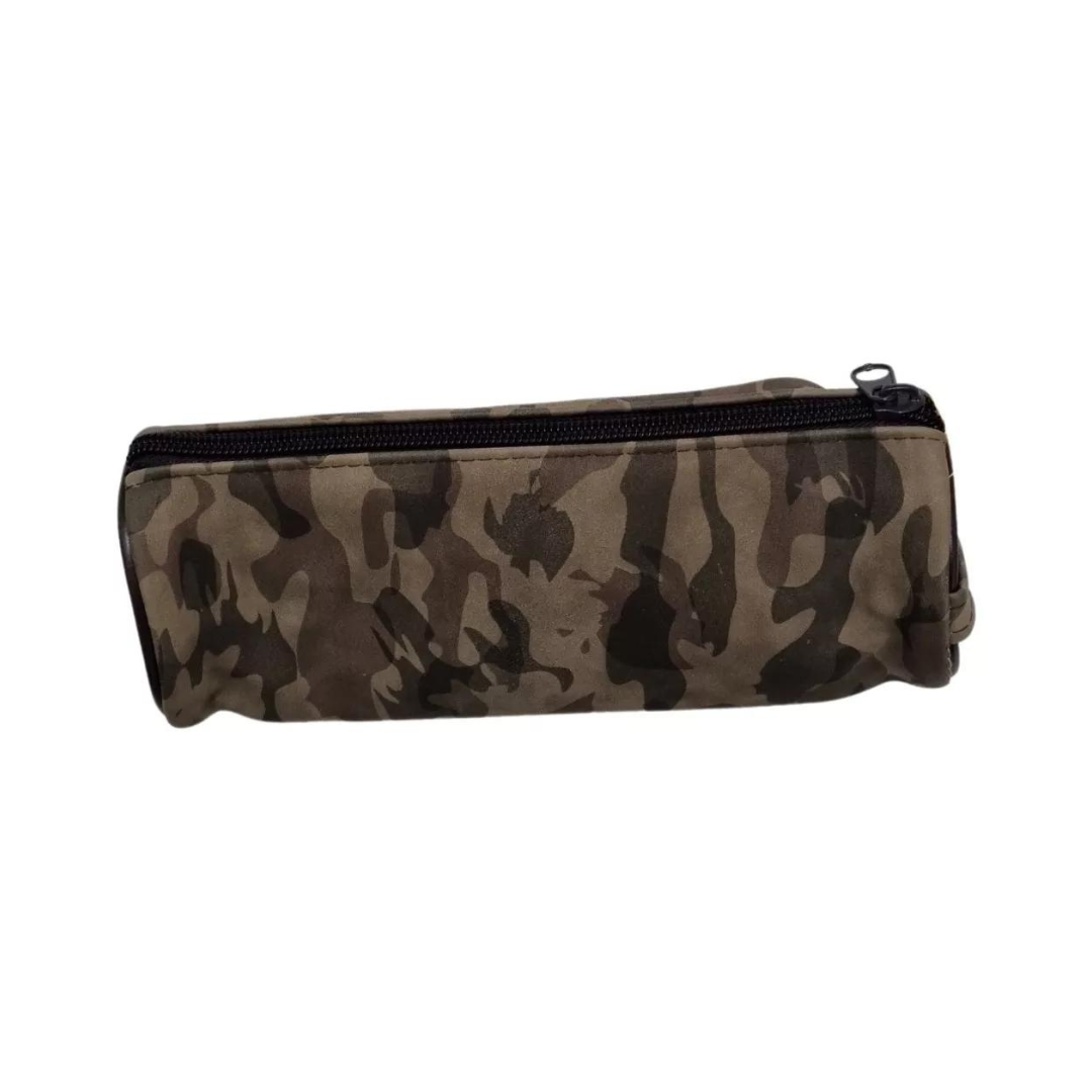 Estuche Escolar Cilindro Modelo Militar Cartuchera Escolar-0
