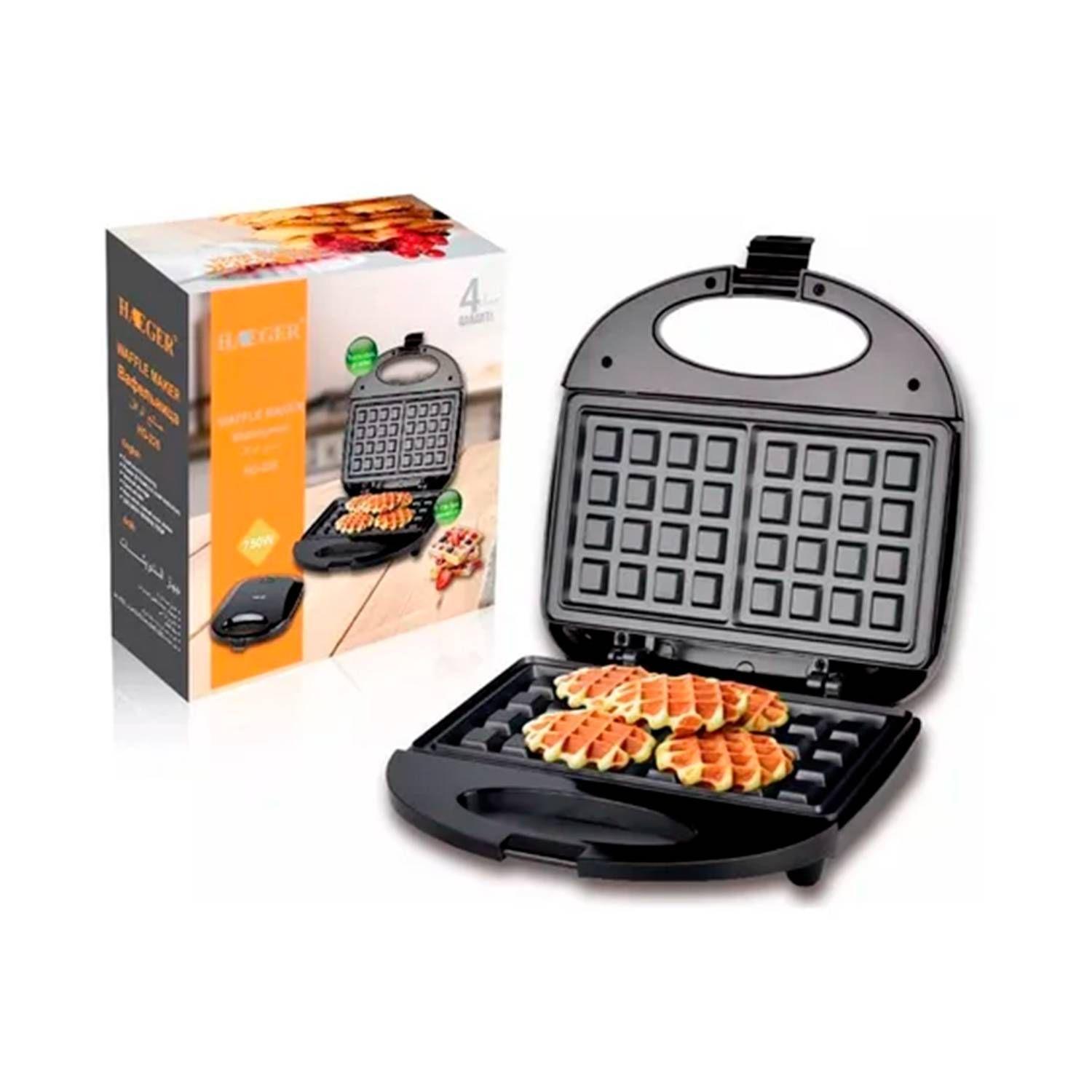 Maquina Para Waffles Wafflera 750w Haeger-1