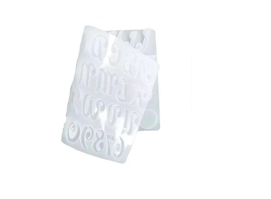 Molde Silicona Moldes Resina Letra Molde De Silico-4