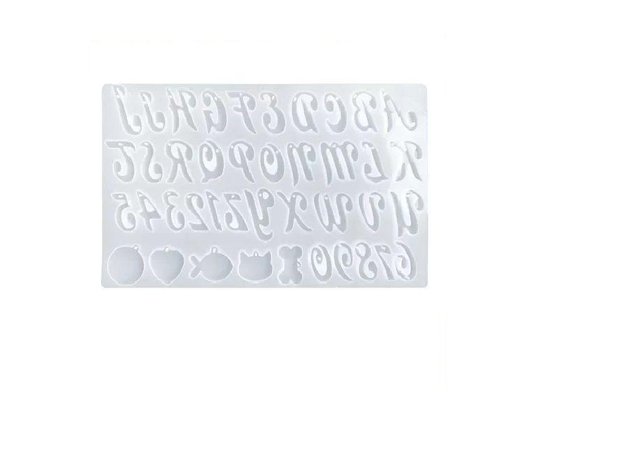 Molde Silicona Moldes Resina Letra Molde De Silico-6