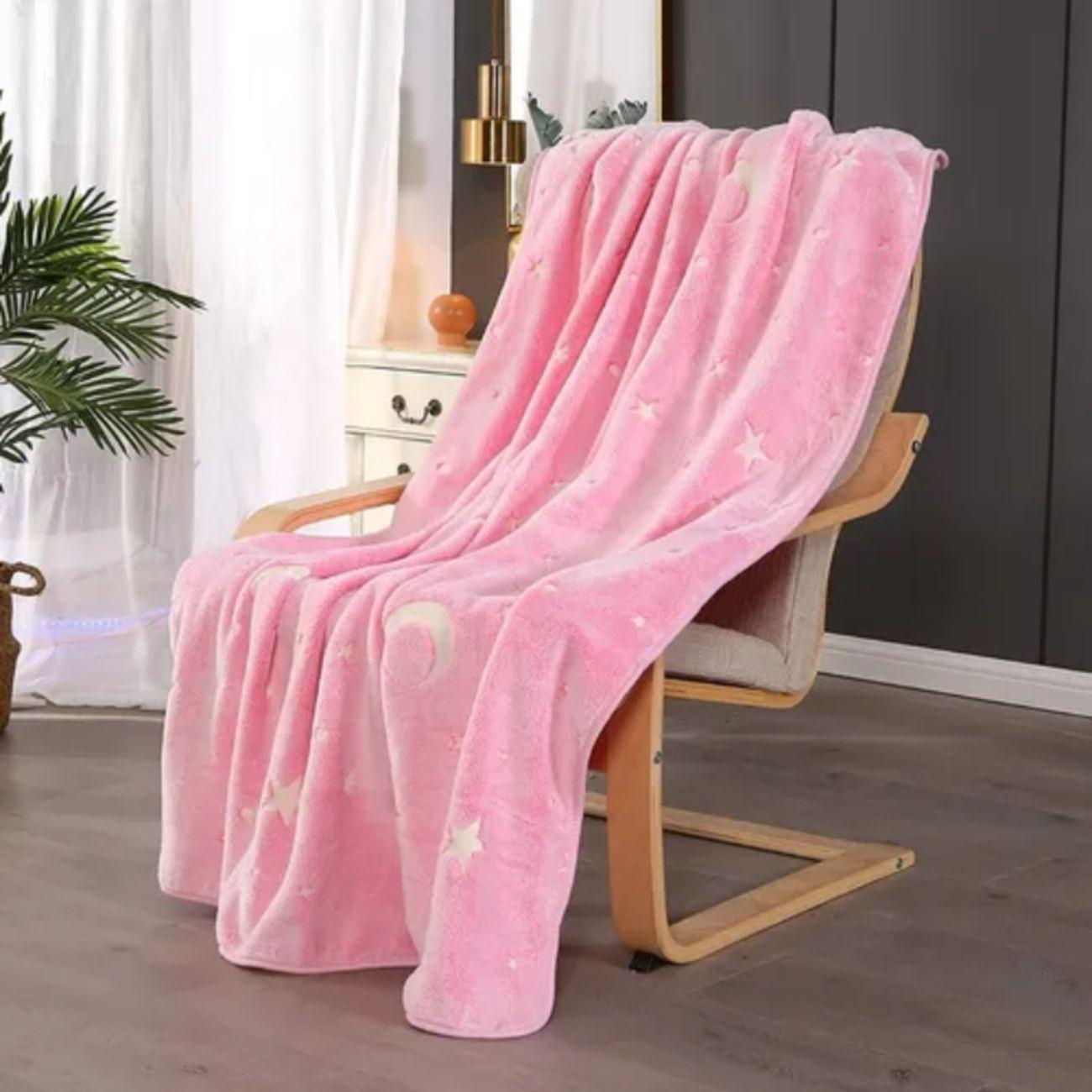 Mantas Que Brillan Oscuridad Manta Infantil Niño Brillante-1