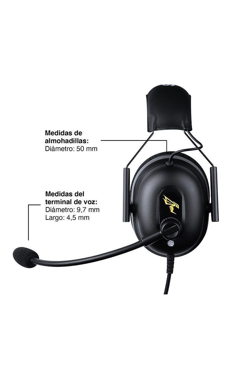 Audífonos Gamer Commander 7.1 con Micrófono Negro-4
