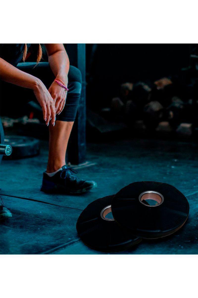 Disco Engomado para Barras 1,25 Kg Negro-5