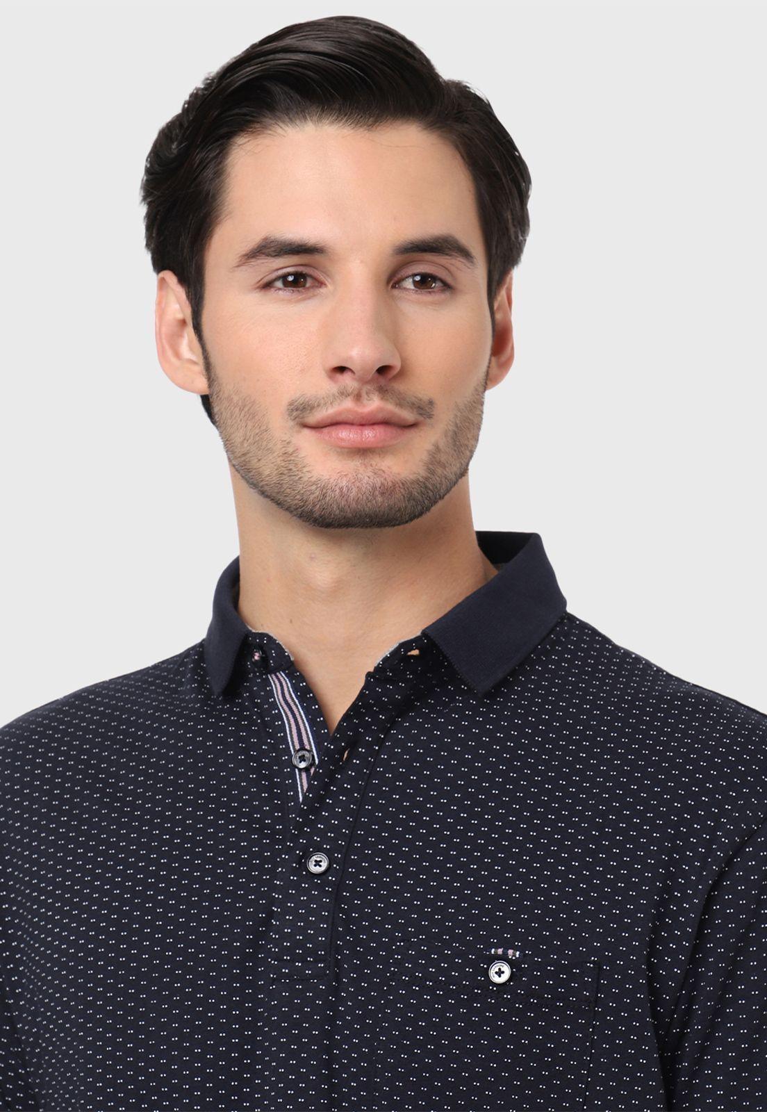 Polera Jersey Manga Corta Guy Laroche-2