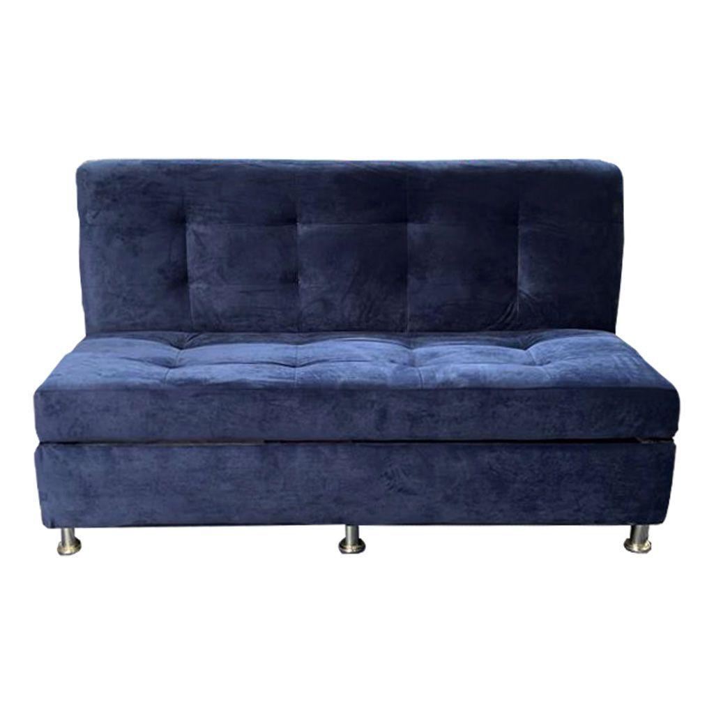Futon baul patagonia 3 Cuerpos Azul Marino Pmetal-3