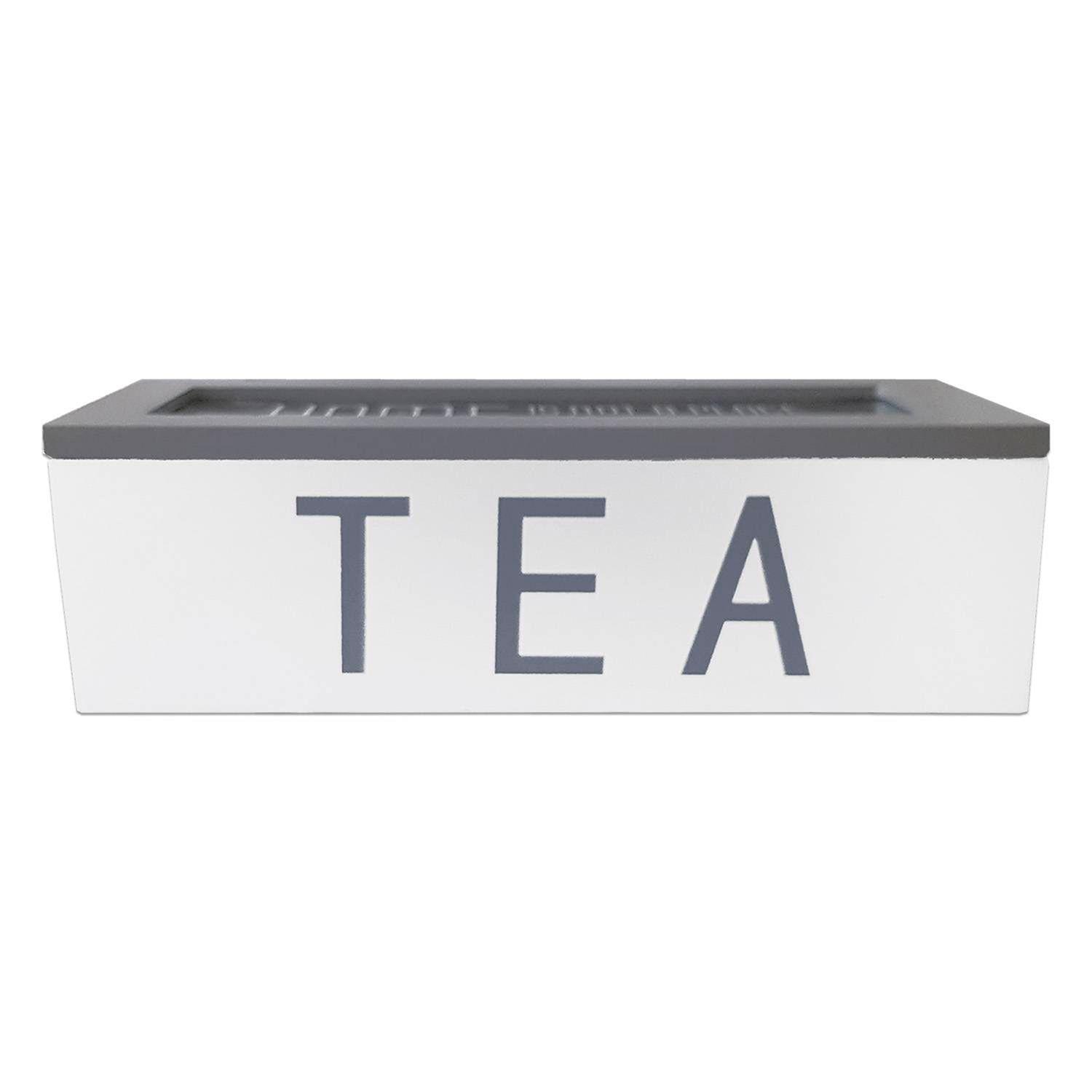 Caja Decorativa Porta Té Clasica Blanca-0