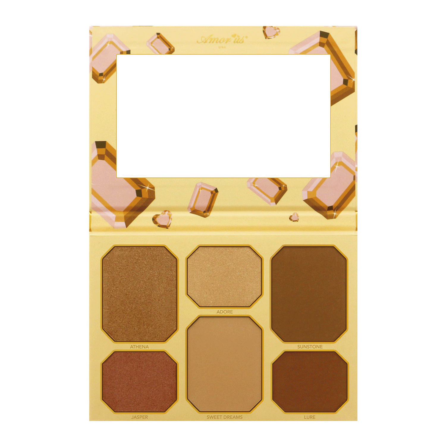 Paleta Contorno Bronceador Iluminador GoldenFever-0