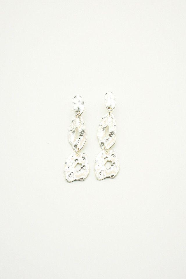 Aros Irregular Plateado i-D-0