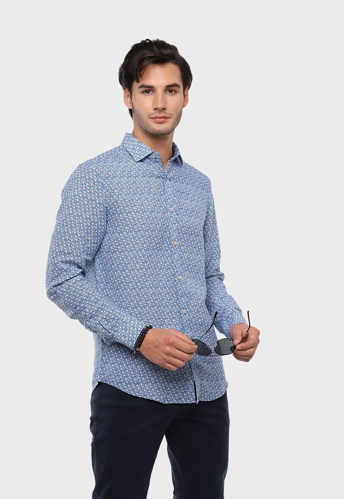 Camisa Casual Floreada Arrow-0