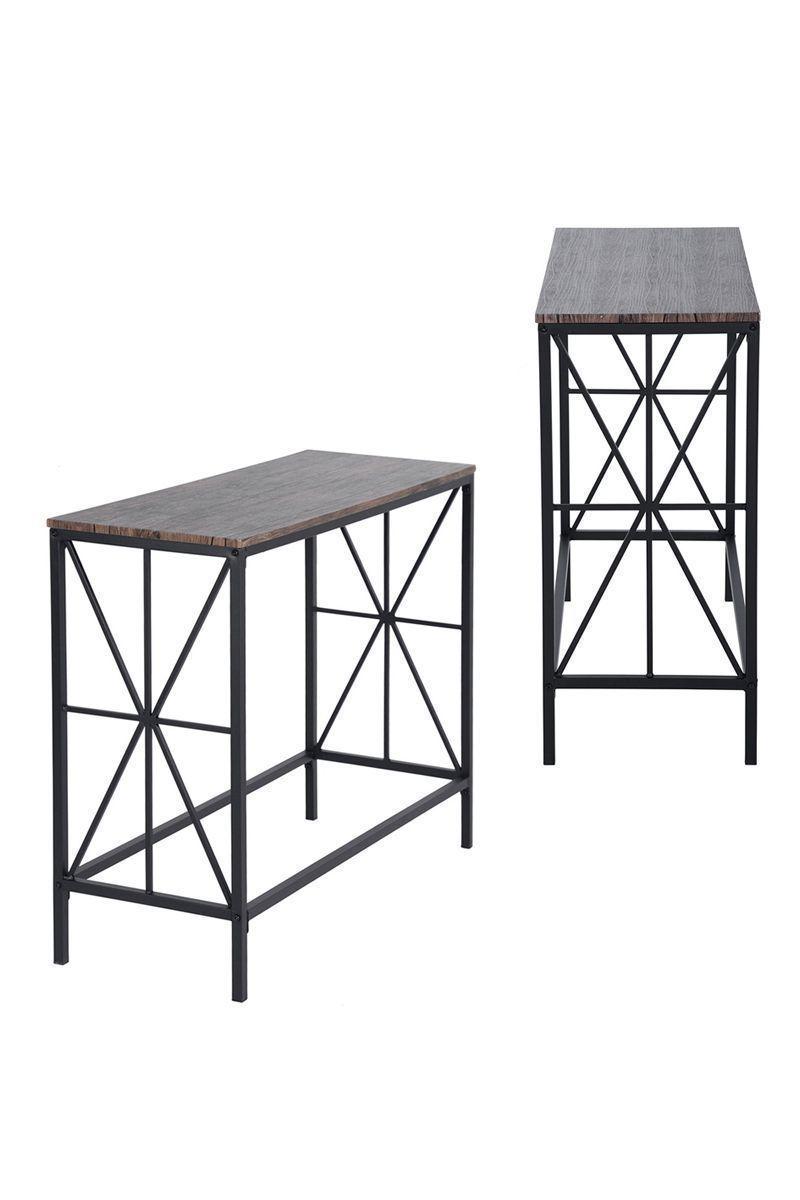 Mesa Arrimo 80,5x38x100 cm Café-3