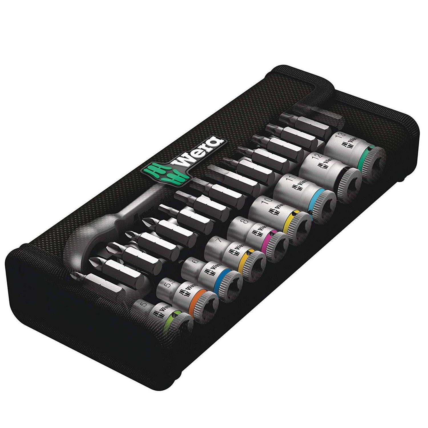 Juego de Carraca Zyklop Metal 1/4" 8100 SA 8-1