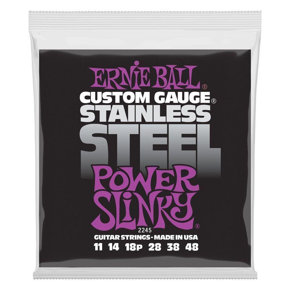Cuerdas Guitarra Electrica Stainless Steel 11-48 Ernie Ball-0