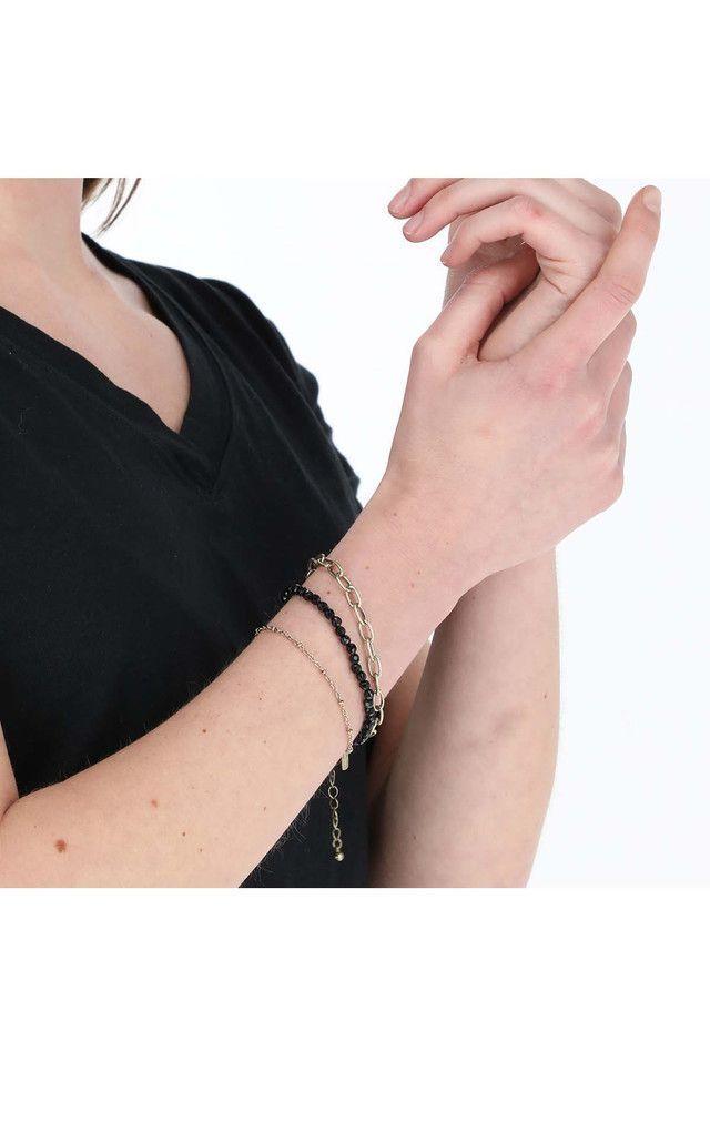 Pulsera Blanda Chain Dorada Humana-1