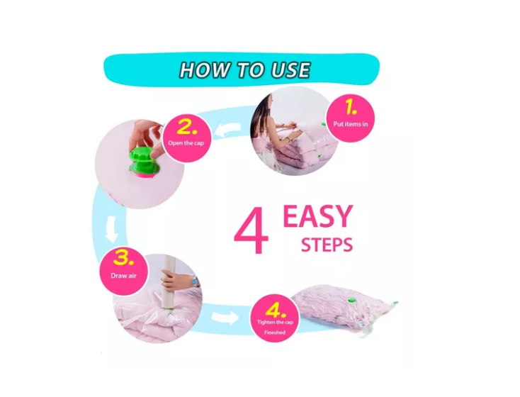 Pack 12 Bolsas Al Vacio 70 X 100 Cm Comprimir Ropa-3