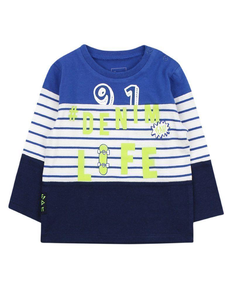 Polera Bb Niño M/Larga #Denimlife Ficcus-0
