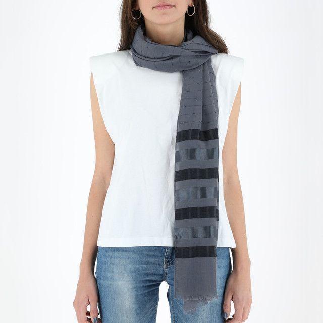 Pañuelo Liso Azul Lurex iD-1