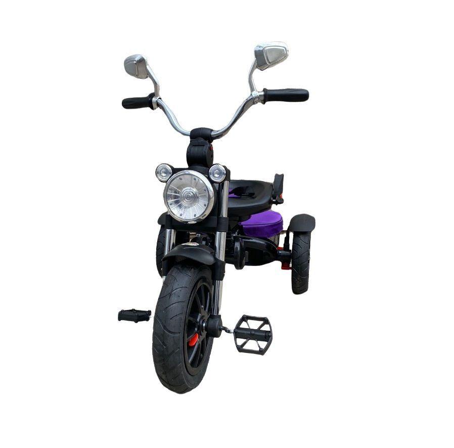 Triciclo Coche 360 Reclinable Neumáticos Inflables-5
