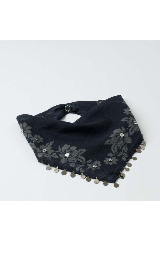 Bandana Negra Hedren Humana-0