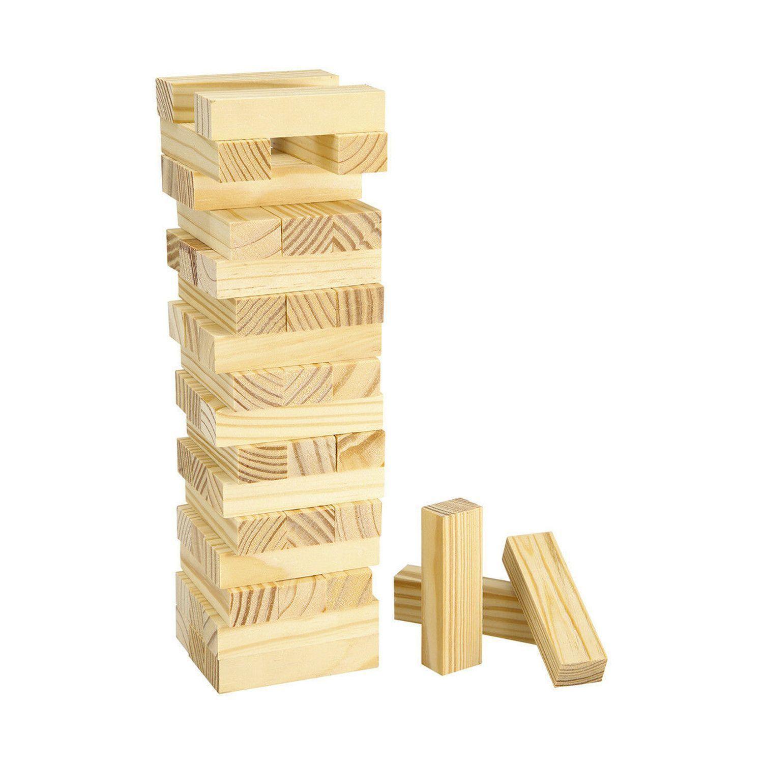 Juego Torre de Equilibrio 48 Piezas de Madera-1