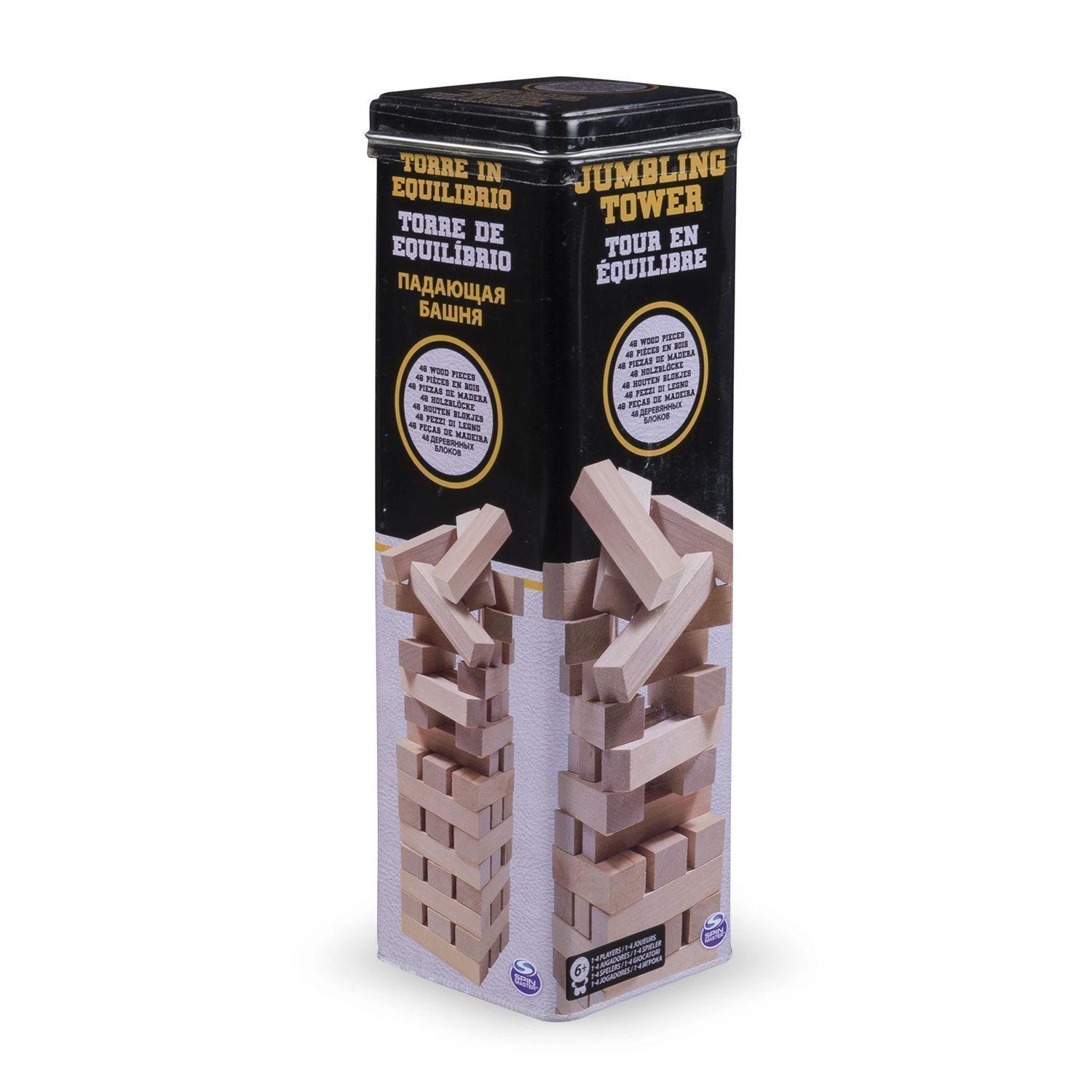 Juego Torre de Equilibrio 48 Piezas de Madera-2