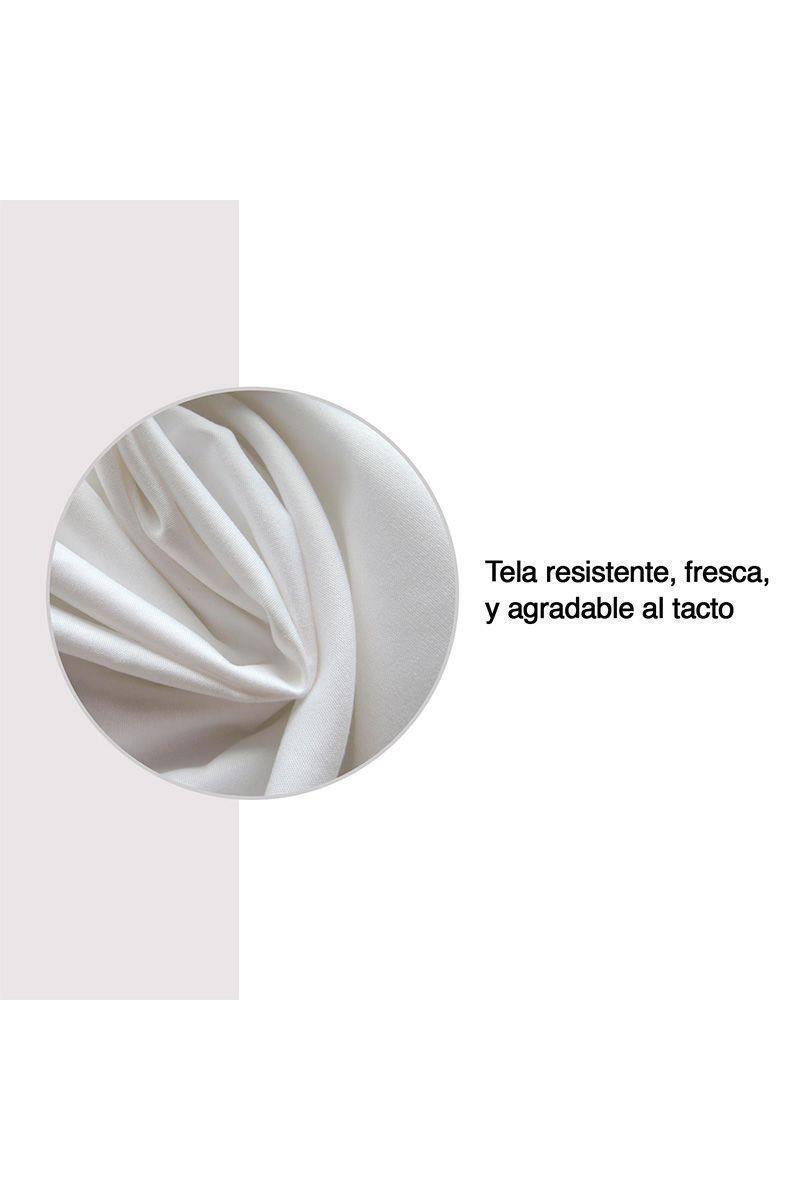 Juego de Sábanas Microfibra 1,5 Plaza Blanco-3