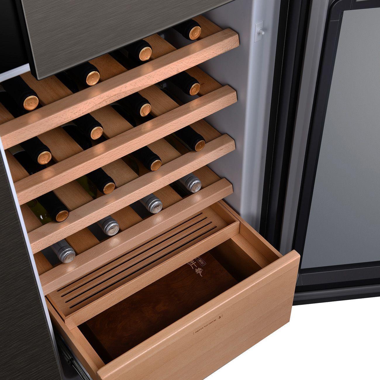 REFRIGERADOR Side By Side/ Cava 514 LT. NEGRO-1