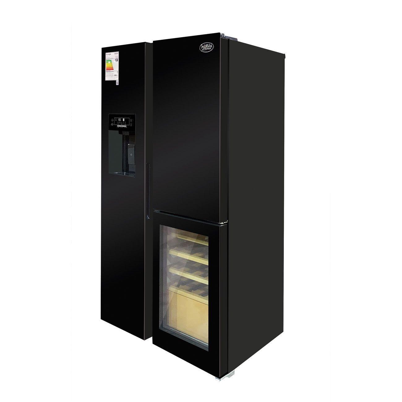 REFRIGERADOR Side By Side/ Cava 514 LT. NEGRO-0