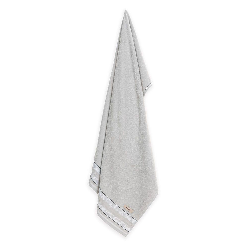 Toalla de baño Karsten San Lui 400gr 70 x 140 cm Gris Perla-1