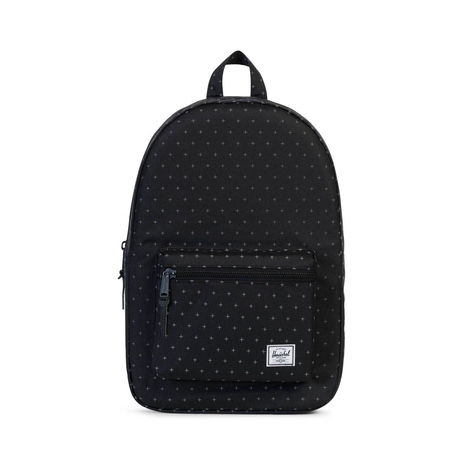 Mochila Herschel Settlement Black Gridlock-0